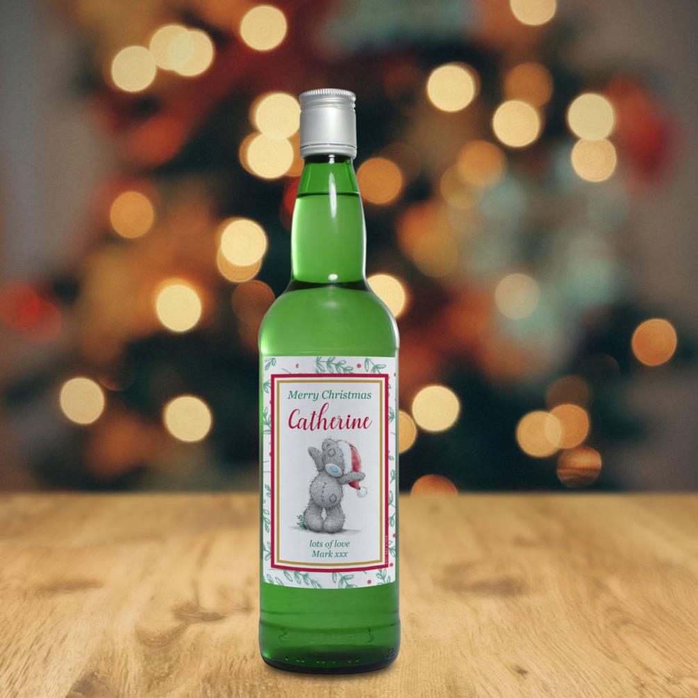 Personalised Me to You Holly Christmas Gin Extra Image 1
